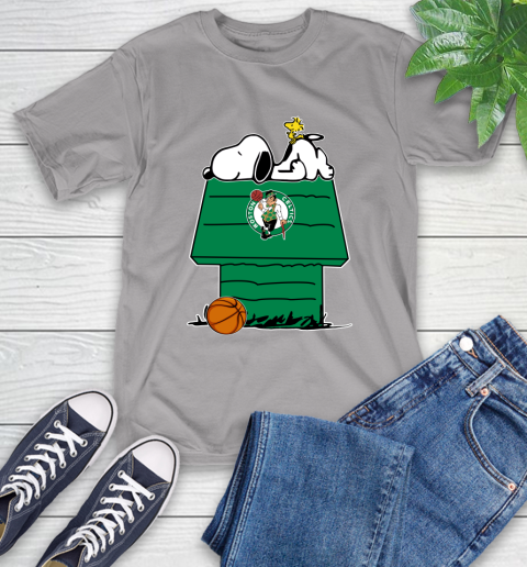 Boston Celtics NBA Basketball Snoopy Woodstock The Peanuts Movie T-Shirt 6