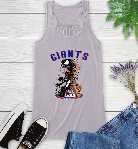 NFL New York Giants Football Venom Groot Guardians Of The Galaxy Racerback Tank 5