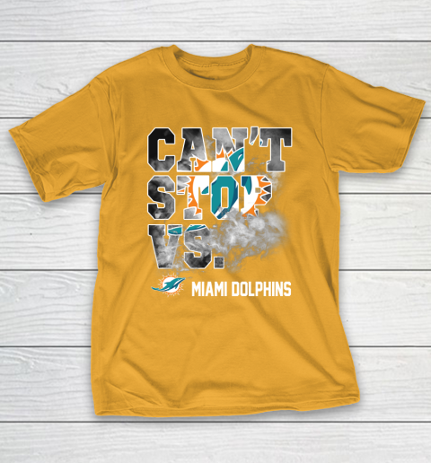 NFL Miami Dolphins Can't Stop Vs T-Shirt 2