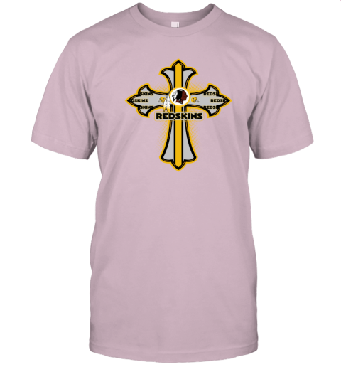 NFL Yellow Crusader Cross Washington Redskins T-Shirt - Rookbrand