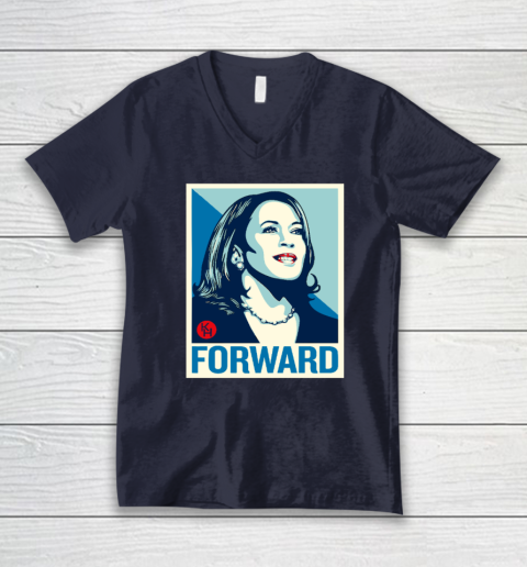 Kamala Harris Forward V-Neck T-Shirt 2