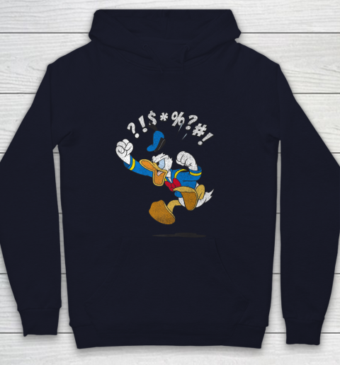 Disney Mickey And Friends Donald Angry Jump Youth Hoodie 2