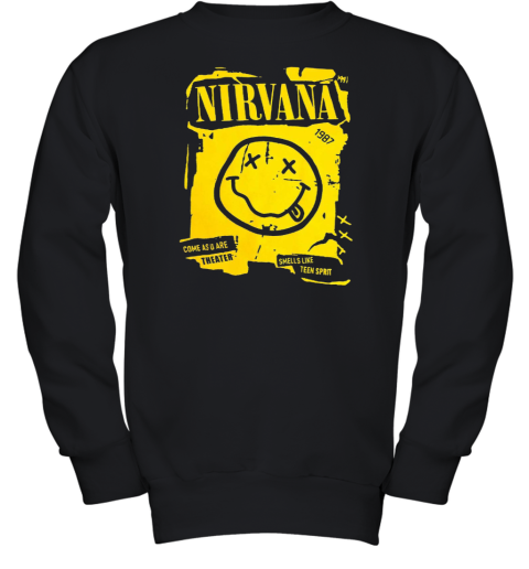 Nirvana 80s Come As You Are 1987 Youth Sweatshirt