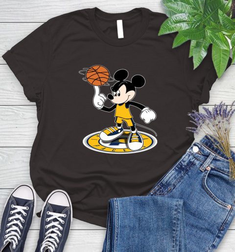 NBA Basketball Indiana Pacers Cheerful Mickey Disney Shirt Women's T-Shirt 9