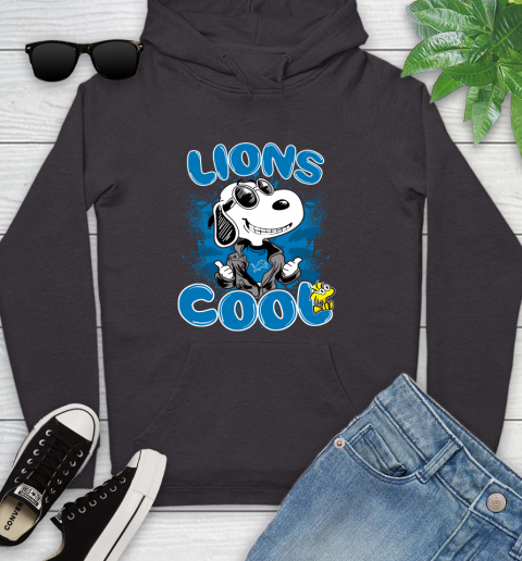 NFL Football Detroit Lions Cool Snoopy Shirt Youth Hoodie 6