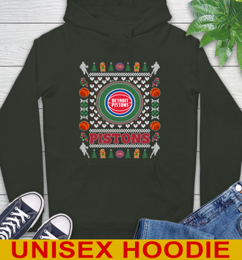 Detroit Pistons Merry Christmas NBA Basketball Loyal Fan Hoodie 12
