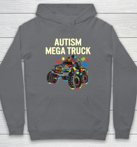 Autism Mega Truck Shirt Monster Truck Autism Awareness Hoodie 3