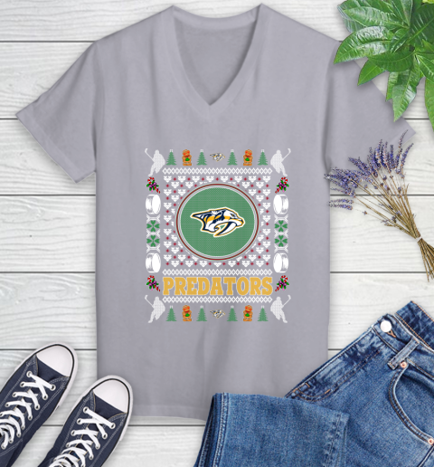 Nashville Predators Merry Christmas NHL Hockey Loyal Fan Ugly Shirt 77