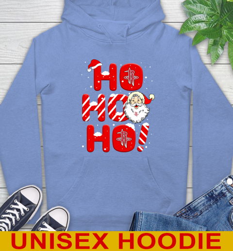 Houston Rockets NBA Basketball Ho Ho Ho Santa Claus Merry Christmas Shirt Hoodie 11