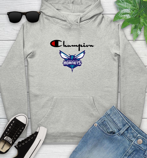 NBA Basketball Charlotte Hornets Champion Shirt Youth Hoodie