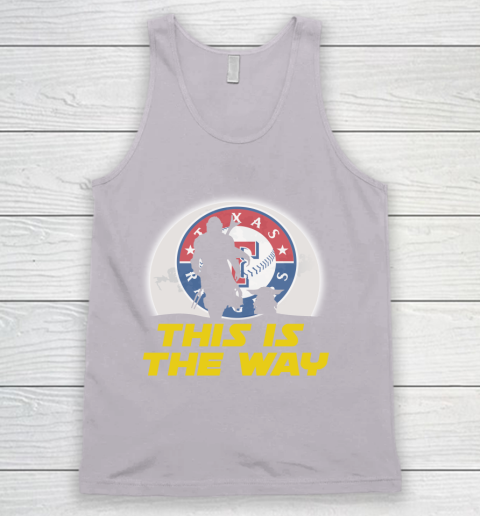 Texas Rangers MLB Baseball Star Wars Yoda And Mandalorian This Is The Way Tank Top 3
