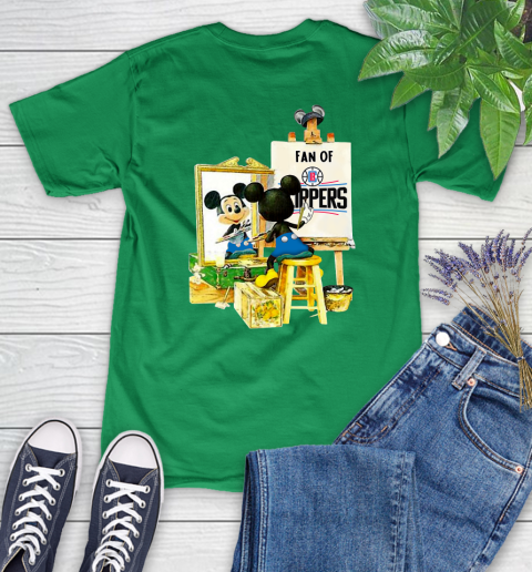 NBA Basketball LA Clippers Mickey Drawing Shirt 88