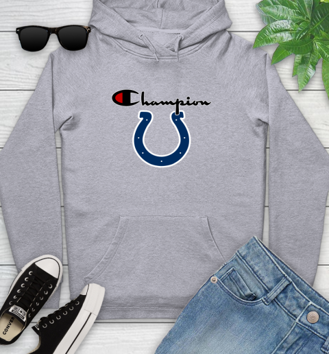 NFL Football Indianapolis Colts Champion Shirt Youth Hoodie 4