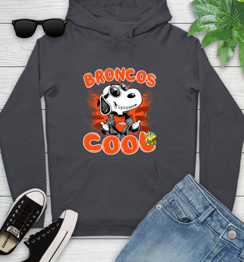 NFL Football Denver Broncos Cool Snoopy Shirt Youth Hoodie 8