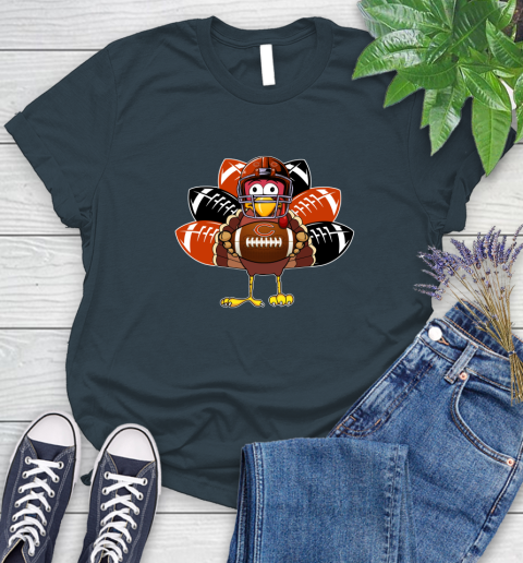 Chicago Bears Turkey Thanksgiving Day Women's T-Shirt 8