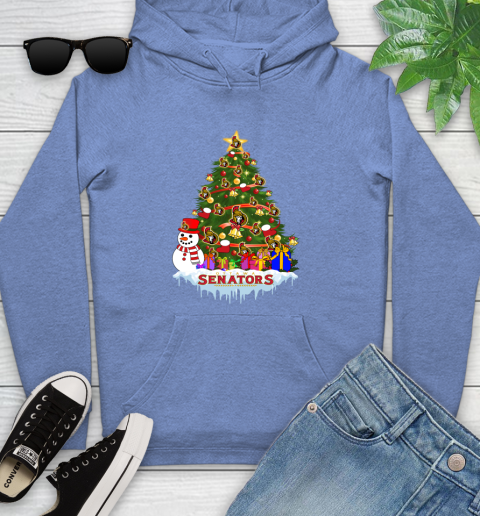 Ottawa Senators Merry Christmas NHL Hockey Sports Youth Hoodie 12