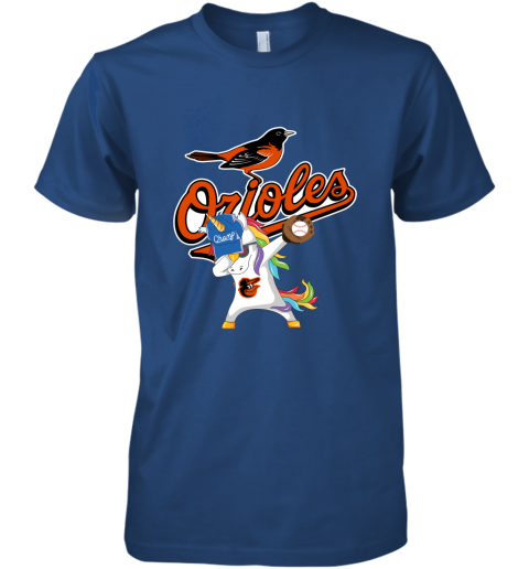 Hip Hop Dabbing Unicorn Flippin Love Baltimore Orioles Premium Men's T-Shirt