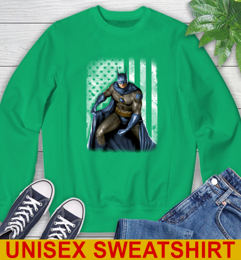 Memphis Grizzlies NBA Basketball Batman DC American Flag Shirt Sweatshirt 8