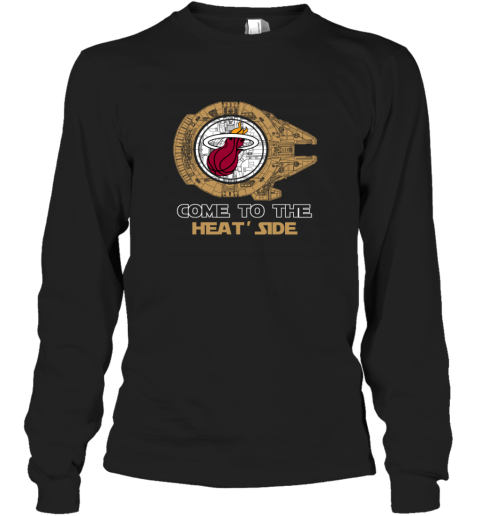 NBA Come To The Miami Heat Side Star Wars Basketball Sports Long Sleeve T-Shirt