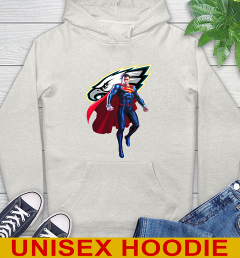 NFL Superman DC Sports Football Philadelphia Eagles Hoodie 12
