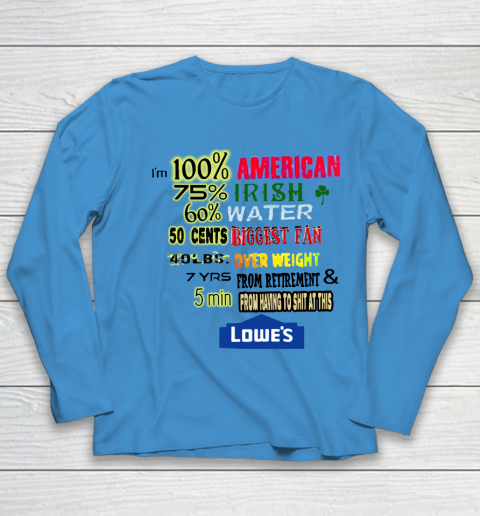 I'm 100 American 70 Irish Youth Long Sleeve 4