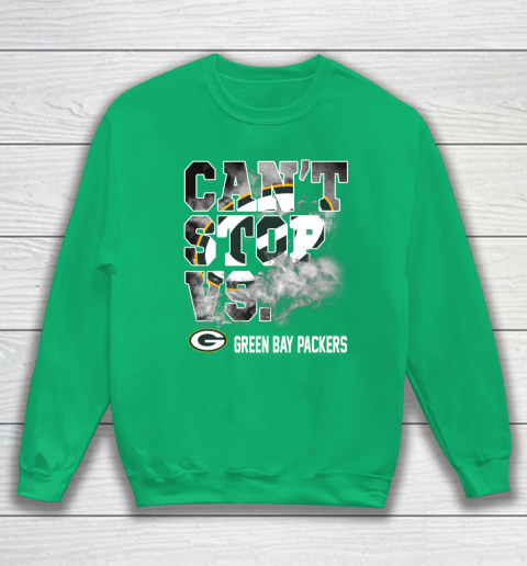 NFL Green Bay Packers Can't Stop Vs Sweatshirt 5