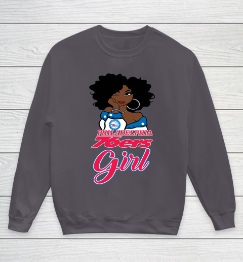 Philadelphia 76ers Girl NBA Youth Sweatshirt 6