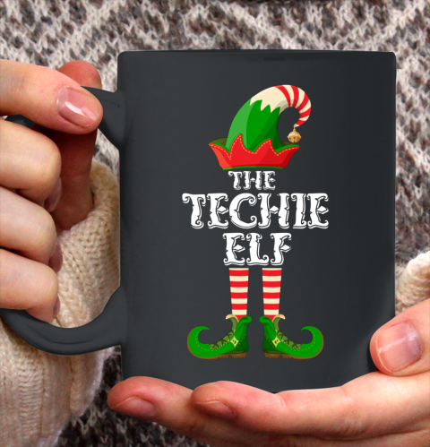 Techie Elf Funny Matching Family Group Christmas Gifts Ceramic Mug 11oz