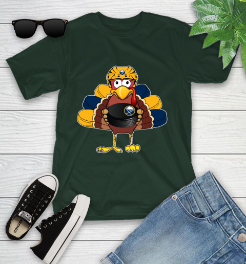 Buffalo Sabres Turkey Thanksgiving Day Youth T-Shirt 5