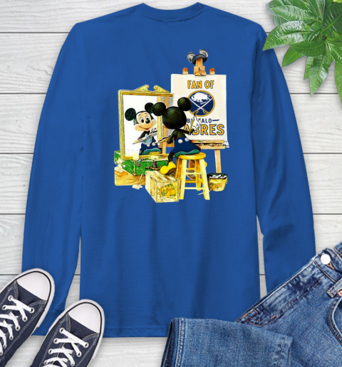 NHL Hockey Buffalo Sabres Mickey Drawing Shirt 64