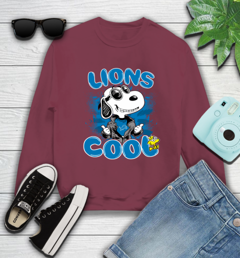 NFL Football Detroit Lions Cool Snoopy Shirt Sweatshirt 5