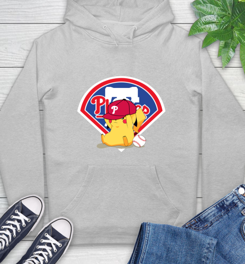 MLB Pikachu Baseball Sports Philadelphia Phillies Hoodie 6