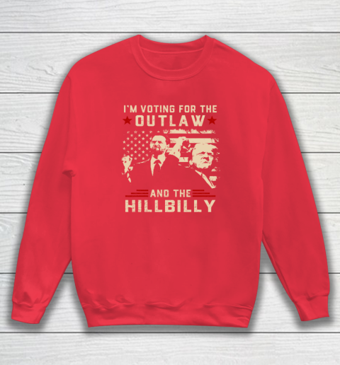 Trump 2024 Flag Outlaw Hillbilly J D.Vance 2024 Donald Trump Sweatshirt 6