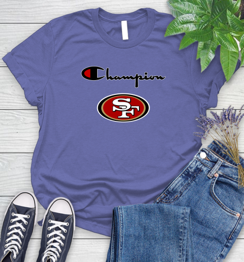 NFL Football San Francisco 49ers Champion Shirt Women's T-Shirt 12