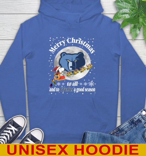 Memphis Grizzlies Merry Christmas To All And To Grizzlies A Good Season NBA Basketball Sports Hoodie 9