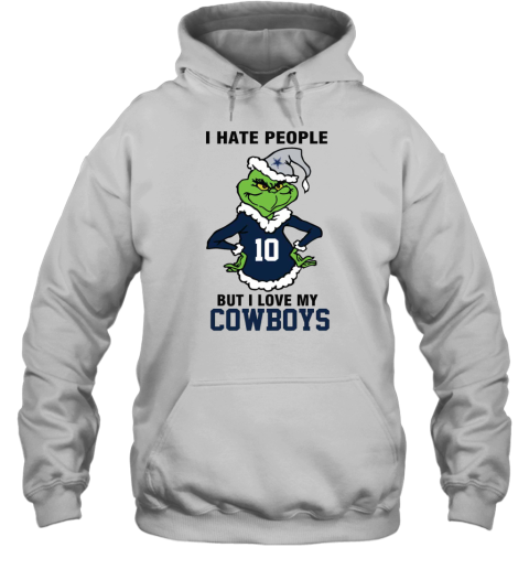 I Hate People But I Love My Cowboys Hoodie