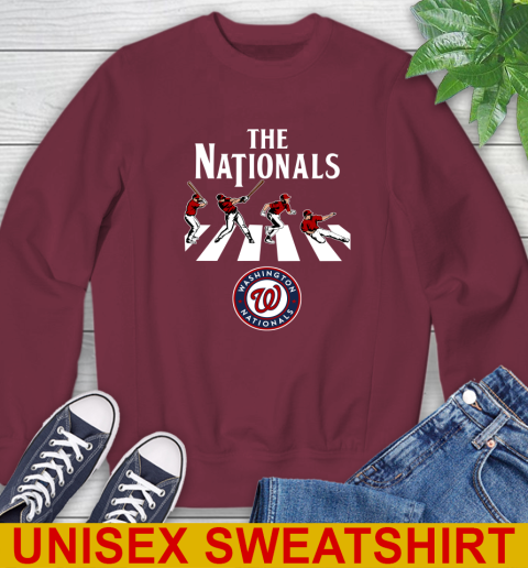 MLB Baseball Washington Nationals The Beatles Rock Band Shirt Sweatshirt 6
