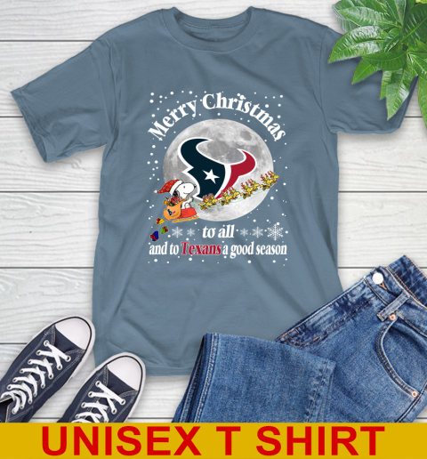 Houston Texans Merry Christmas To All And To Texans A Good Season NFL Football Sports T-Shirt 8