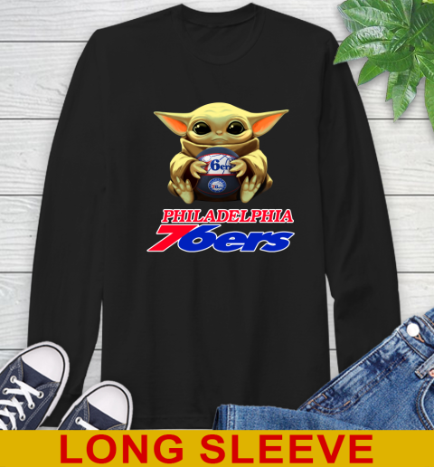 NBA Basketball Philadelphia 76ers Star Wars Baby Yoda Shirt 59