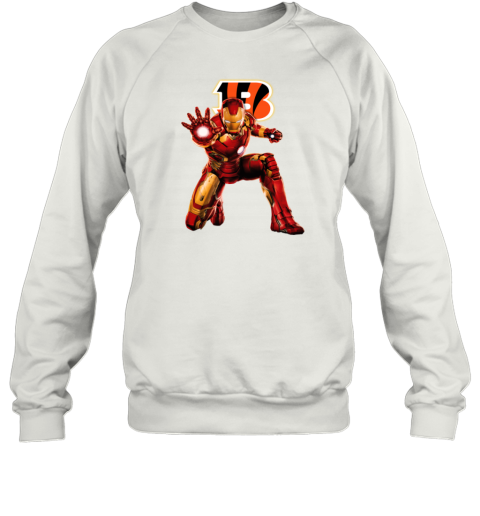 NFL Iron Man Cincinnati Bengals Long Sleeve T-Shirt - Rookbrand