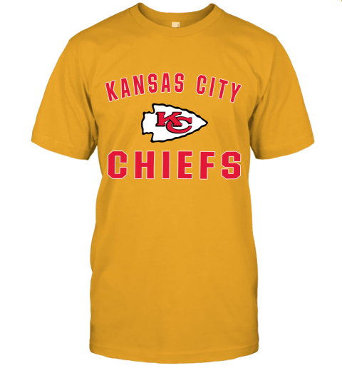 Kansas City Chiefs NFL Pro Line Gray Victory Arch Unisex Jersey Tee