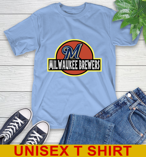 MLB Milwaukee Brewers Jurassic Park Dinosaur Movie Baseball Sports 11