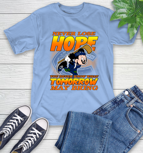 Vancouver Canucks NHL Hockey ootball Mickey Disney Never Lose Hope T-Shirt 12