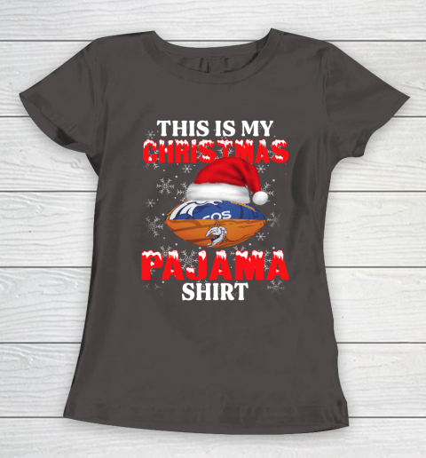 Denver Broncos This Is My Christmas Pajama Shirt NFL Women's T-Shirt 7