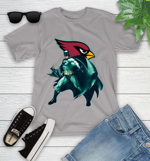 NFL Batman Football Sports Arizona Cardinals Youth T-Shirt 4
