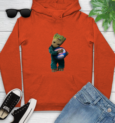 NBA Groot Guardians Of The Galaxy Basketball Sports Los Angeles Clippers Youth Hoodie 5