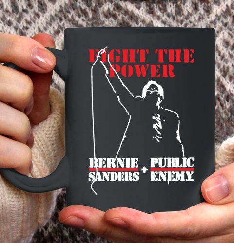 Fight The Power Bernie Sanders Public Enemy Ceramic Mug 11oz 2