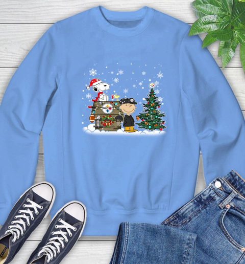 NFL Pittsburgh Steelers Snoopy Charlie Brown Christmas Football Super Bowl Sports Sweatshirt 11