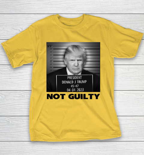 Trump Not Guilty Youth T-Shirt - Image 5