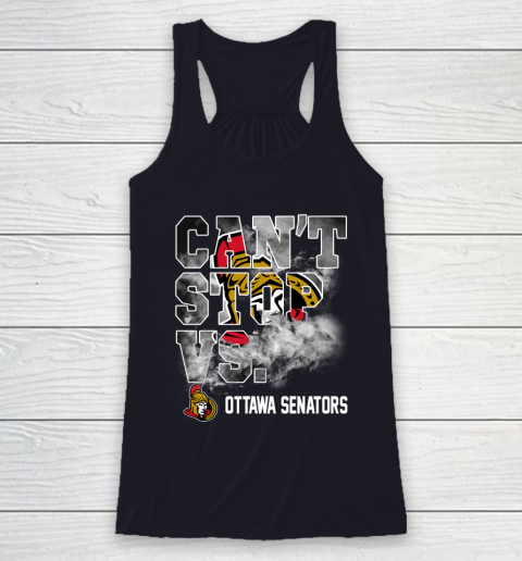NHL Ottawa Senators Hockey Can't Stop Vs Racerback Tank 7